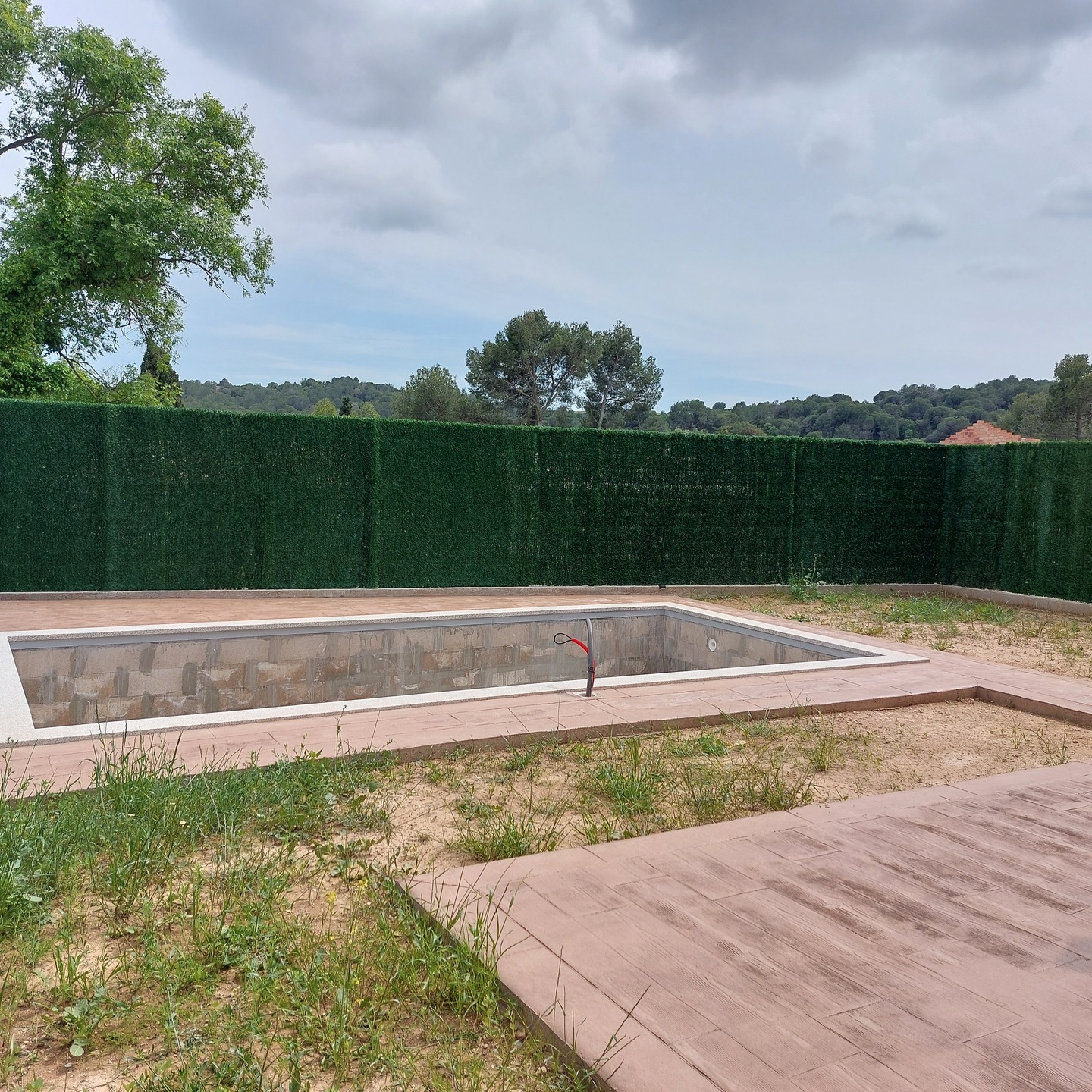 Seto Artificial Nacional en la valla de jardín de un cliente satisfecho