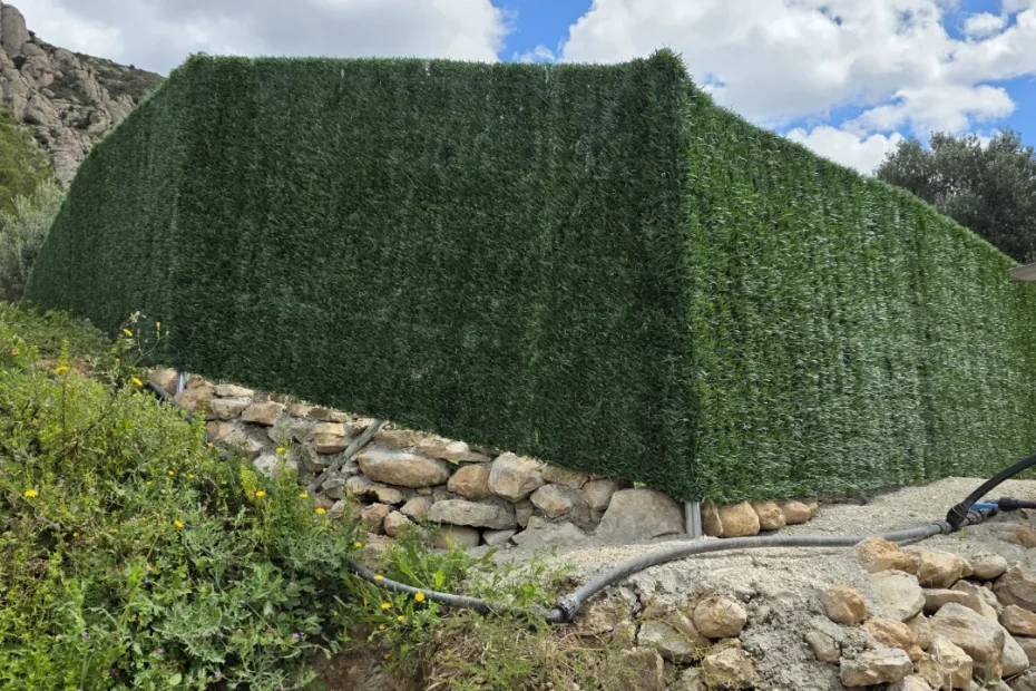 Seto Artificial Nacional en la valla de jardín de un cliente