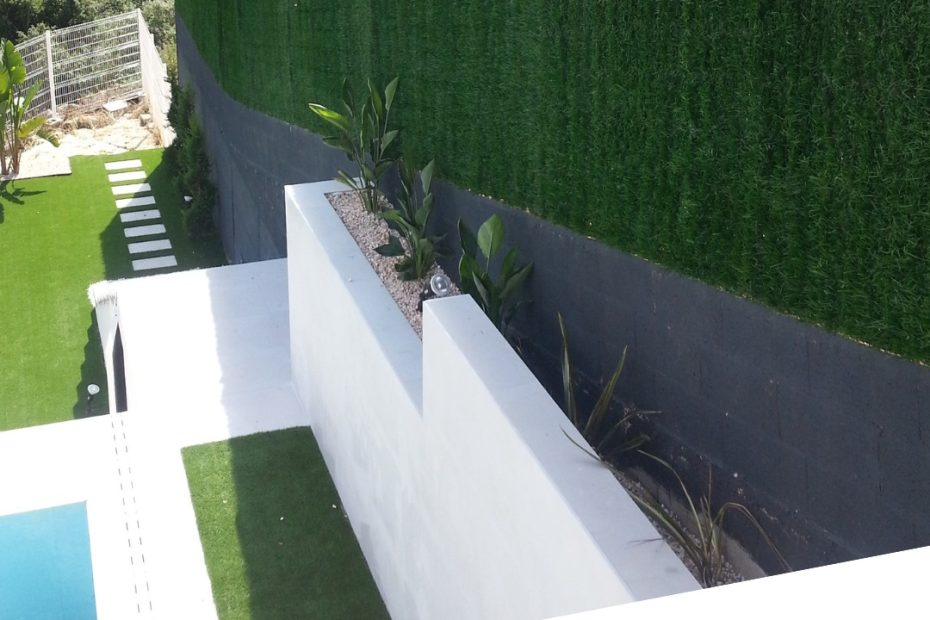 Instalación de seto artificial Seto Garden
