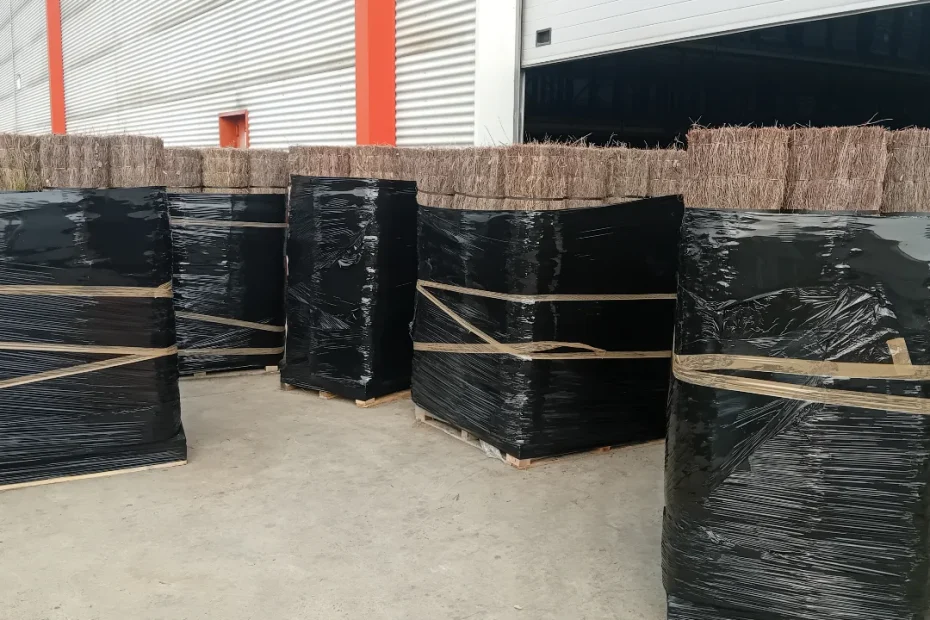Palets de Brezo Natural enviados a un cliente de Murcia