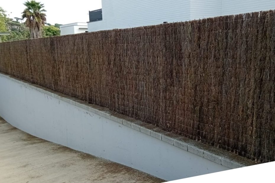 Antes y después de esta valla con nuestro brezo natural