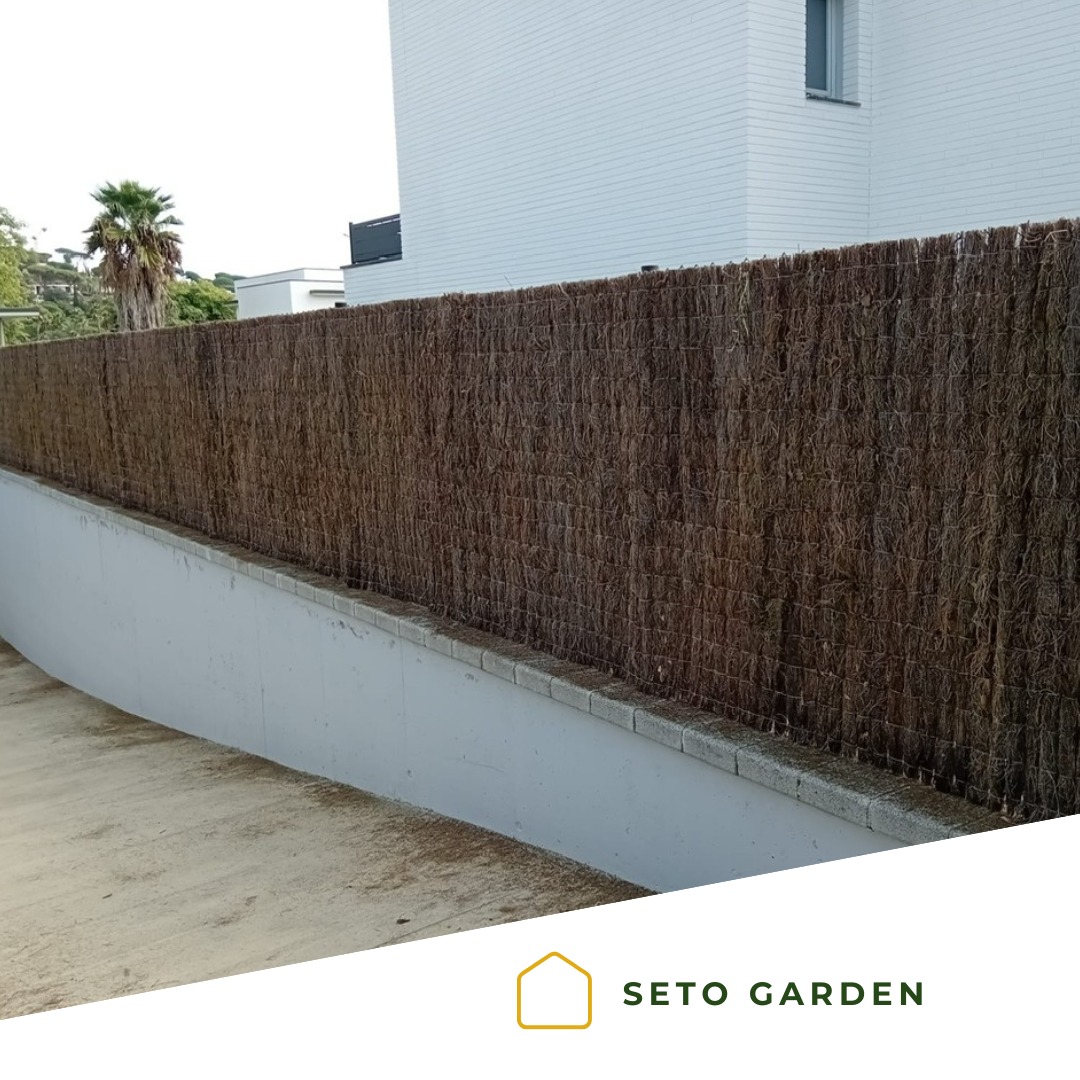 Antes y después de esta valla con nuestro brezo natural