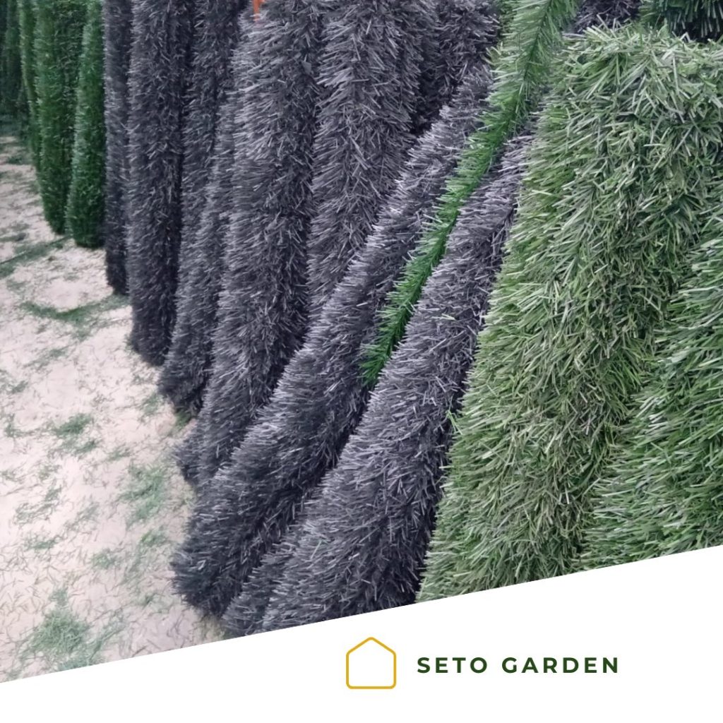 ¿Seto artificial verde o gris?