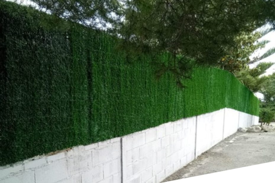 El antes y el después con nuestro seto artificial